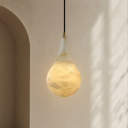 Teardrop Alabaster Pendant in 7
