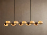 Daphne Linear Chandelier — Ecru / 72