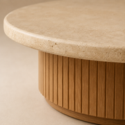 Elowen Round Stone Coffee Table