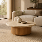 Elowen Round Stone Coffee Table