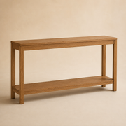 Mira Open Shelf Console Table