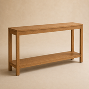 Mira Open Shelf Console Table