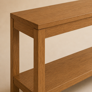 Mira Open Shelf Console Table