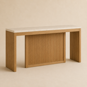 Oren Stone-Top Console Table