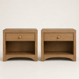 Rowan One-Drawer Nightstand Pair