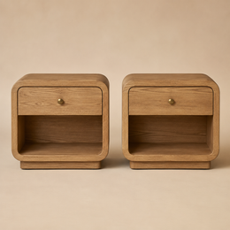 Ellis Rounded Nightstand Pair