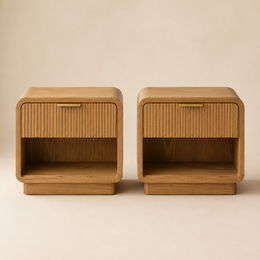 Soren Fluted Nightstand Pair