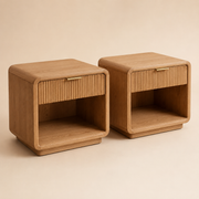 Soren Fluted Nightstand Pair