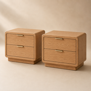 Vale Two-Drawer Nightstand Pair