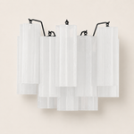 Addis Murano Glass Wall Light 14''W — Bronze / White