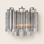 Addis Murano Glass Wall Light 14''W — Bronze / Smoke