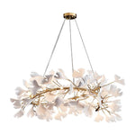 Ceramic Ginkgo Round Chandelier D — 39