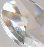 Fiore Linear Crystal Chandelier — clear crystal faceting detail