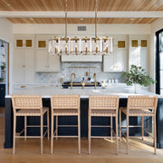 Amaya Crystal Rectangular Chandelier