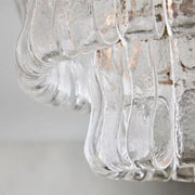 Amor 2-Tier Ghiaccio Glass Flush Mount