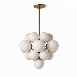 Aurelia Alabaster Cluster Chandelier — 27.1