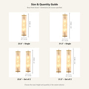 Beckett Alabaster Wall Sconce