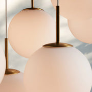 Casen Linear Glass Globe Chandelier