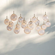 Casen Linear Glass Globe Chandelier