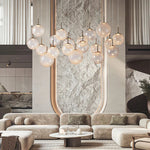 Casen Linear Glass Globe Chandelier — 65