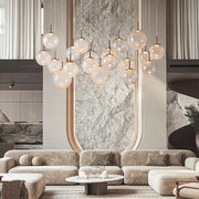 Casen Linear Glass Globe Chandelier — 65