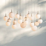 Casen Linear Glass Globe Chandelier — 65