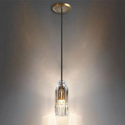 Chapt Smoked Crystal Pendant Light