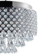 Cinderella Nine-Light Crystal Round Pendant