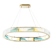 Colorful Crystal Squoval Chandelier — Squoval