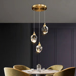 Eve Crystal Multi-Light Pendant — 3 Lights