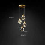 Eve Crystal Multi-Light Pendant — 4 Lights
