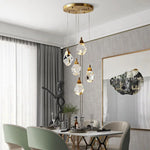 Eve Crystal Multi-Light Pendant — 5 Lights