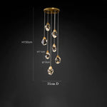 Eve Crystal Multi-Light Pendant — 7 Lights
