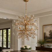 Fiore Eight-Light Round Crystal Chandelier