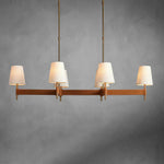 Hastings Midcentury Linear Chandelier — 6 Lights / 51