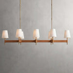 Hastings Midcentury Linear Chandelier — 8 Lights / 62