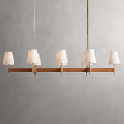 Hastings Midcentury Linear Chandelier — 8 Lights / 62