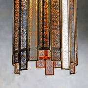 Laila Antiqued Glass Pendant