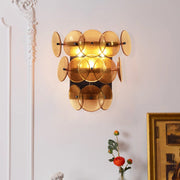 Loren Glass Disc Wall Sconce