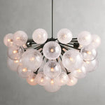 Mandoza Bubble Glass Chandelier — 37 Lights / Bronze