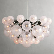 Mandoza Bubble Glass Chandelier — 37 Lights / Bronze