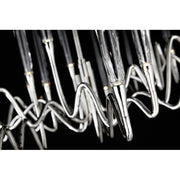 Pezzo 70-Inch Crystal Linear Chandelier
