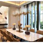 Pezzo 70-Inch Crystal Linear Chandelier
