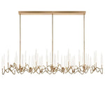 Pezzo 70-Inch Crystal Linear Chandelier — 70
