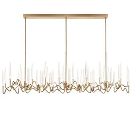 Pezzo 70-Inch Crystal Linear Chandelier — 70