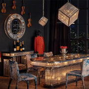 Prism Halo Flush Mount Chandelier