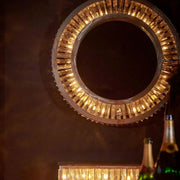 Prism Halo Flush Mount Chandelier — 18