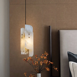 Monolith Mini Alabaster Pendant — Dia 5.9
