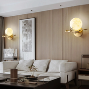 Arbor Alabaster Branch Wall Sconce - Set of 2 / Brass & White