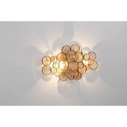 Cloud Disc Glass Wall Sconce